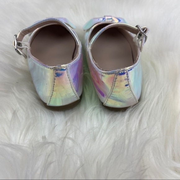 CHILDREN PLACE SILVER FLATS SHOES SIZE 6 TODDLER - Picture 4 of 11